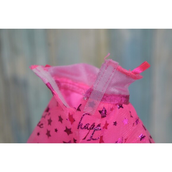 Fashion Doll Pink Star Dress & Heart Heels Fits Barbie 11.5" Doll Clothes Lot - Picture 4 of 9